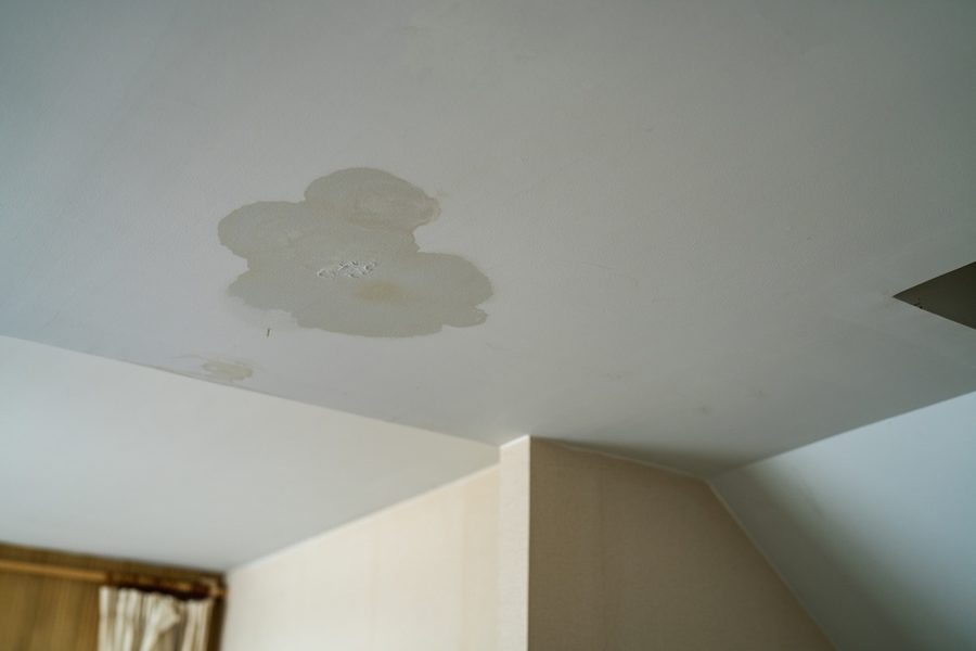 Ceiling water stain